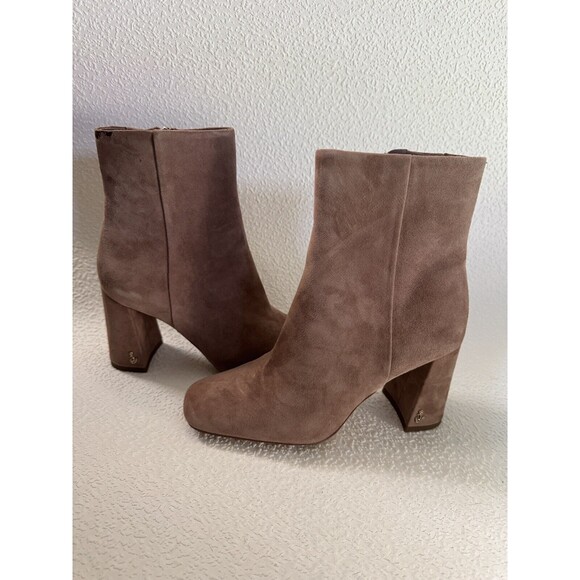 Sam Edelman Women's Codie Booties Size 5M Praline Suede - Picture 1 of 15